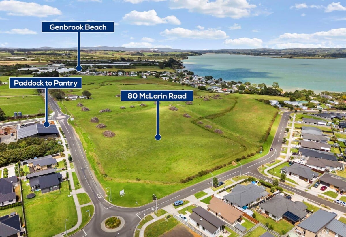 7.9870ha section, This massive 7.9870 Ha (more or less) corner block has been officially rezoned to Mixed Housing Suburban, Ready to develope, 80 McLarin Road, Glenbrook, Auckland