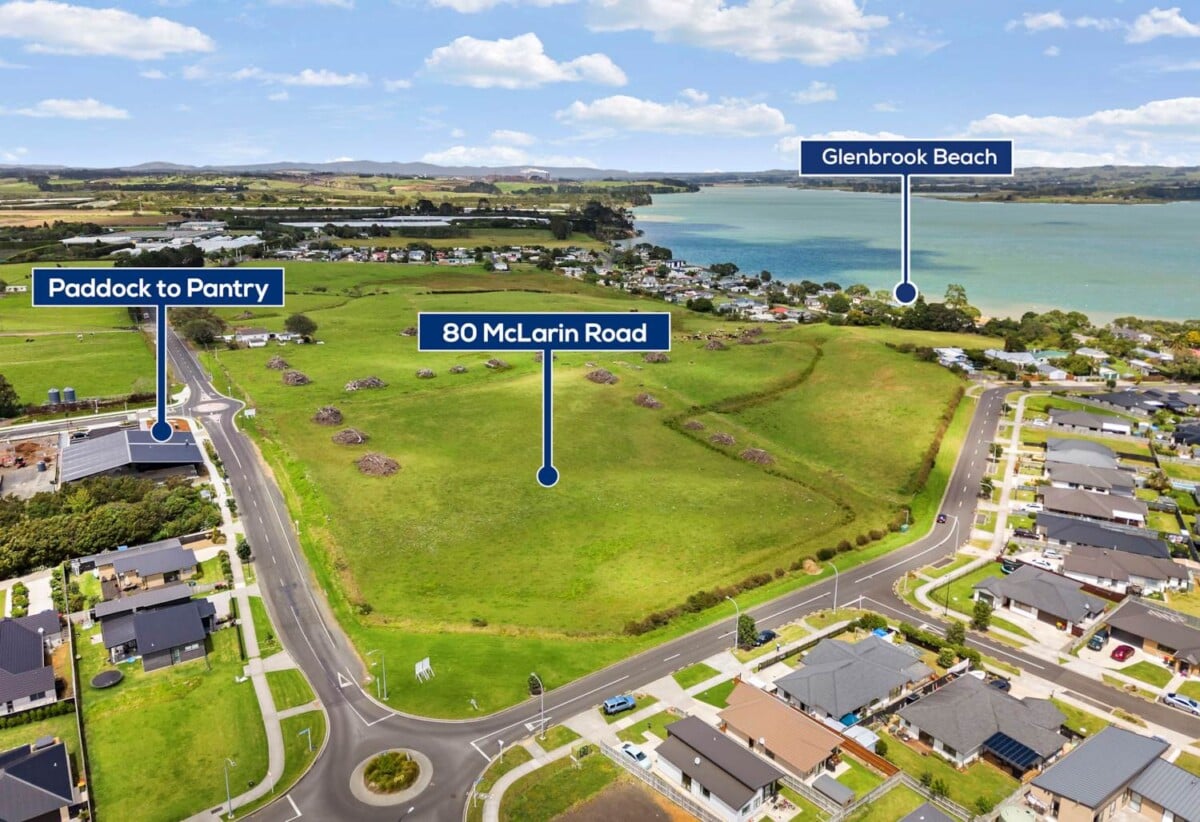 7.9870ha section, This massive 7.9870 Ha (more or less) corner block has been officially rezoned to Mixed Housing Suburban, Ready to develope, 80 McLarin Road, Glenbrook, Auckland