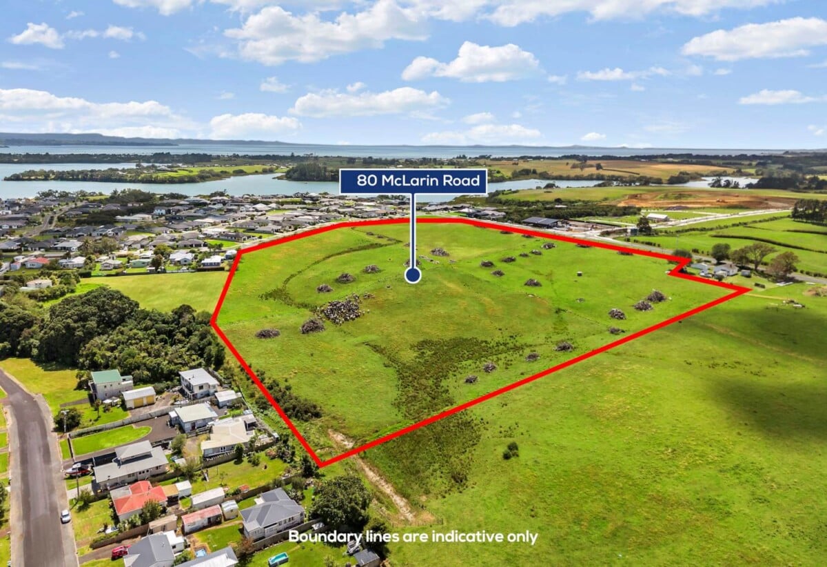 7.9870ha section, This massive 7.9870 Ha (more or less) corner block has been officially rezoned to Mixed Housing Suburban, Ready to develope, 80 McLarin Road, Glenbrook, Auckland