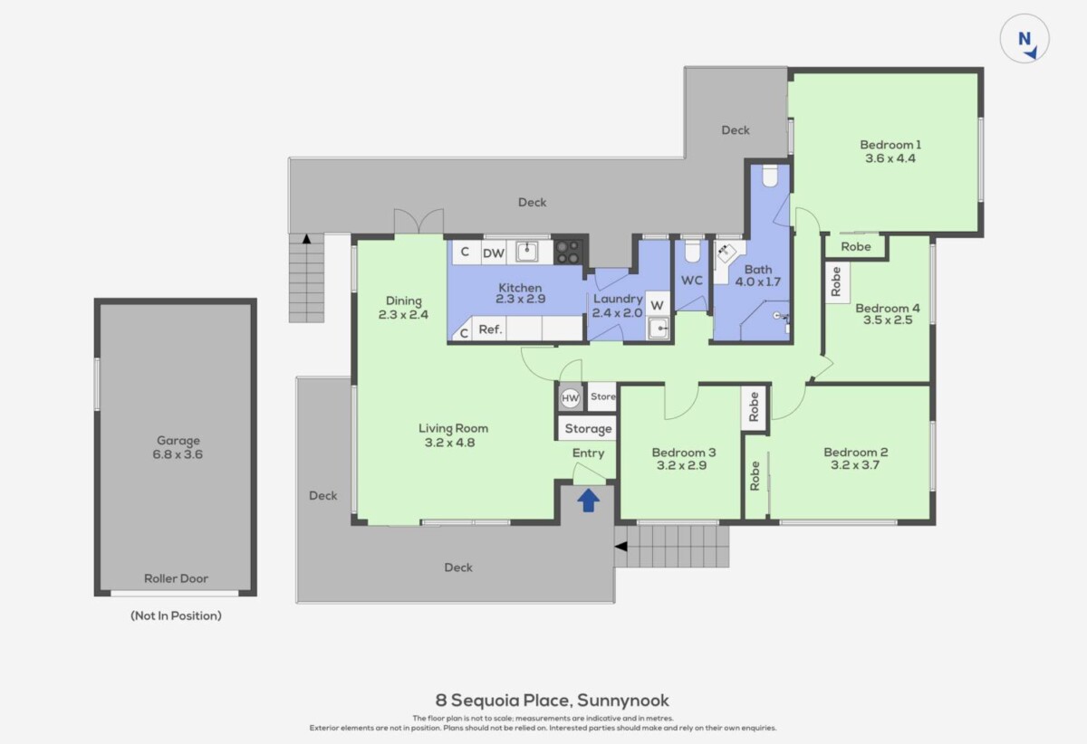 Double Westlake school zone, 4 beds 1.5 baths house with garage on 673m2 section, live or develop, 0.5 km to Sunnynook School, 0.9 km to Wairau Intermediate School, 8 Sequoia Place, Sunnynook, Auckland