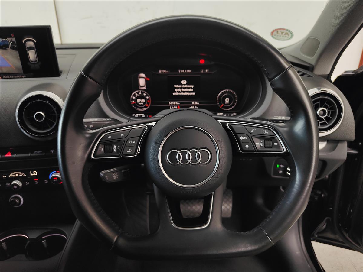 2017 Audi A3 1.4TFSI LUXURY PACKAGE/GRADE 4.5/FACELIFT/VITURL COCKPIT Hatchback Automatic, 5 seats, Black, Petrol, 1,400 cc, New Import, 51,150 km
