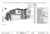 Freehold 361m2 section, with RC for a standalone 4 beds 3 baths house with double garage, zoned for Botany Downs School and Howick Intermediate, Lot 1/14 Maroubra Place, Botany Downs, Auckland