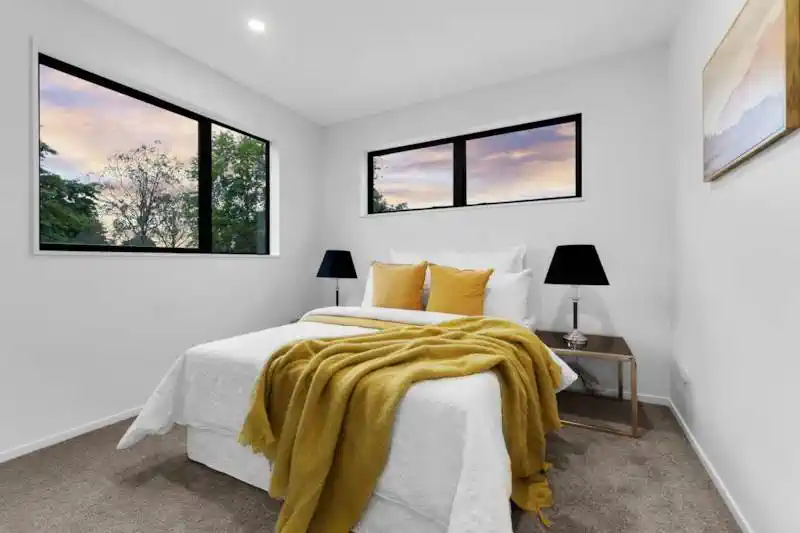 Brand New Standalone 4 beds 2.5 baths Home with garage and Park Views, close to schools, shopping centres, motorway access, 0.7 km to Massey High School, 0.9 km to Massey Primary School, 1 km to Lincoln Heights School, 24A & 24B Zingaro Place, Massey, Auckland