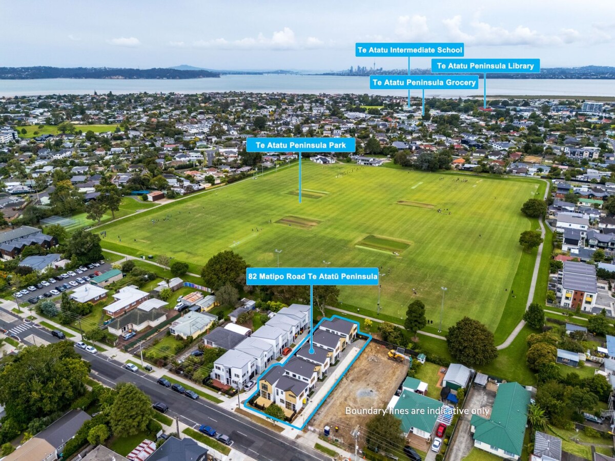 Brandnew standalone 4 beds + study 4 baths home with garage on 170m2 section, primary school and bus stop directly across the road, Close to New World, library and local amenities, Lot 6/82 Matipo Road, Te Atatu Peninsula, Auckland