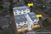 Freehold smart layout 2 beds 2.5 baths home, ground floor versatile room with 1 bath, Walk to Highland Park Shopping Centre, Zoned for Howick Primary, Howick Intermediate, and Pakuranga College, 7/24 (Lot 4) Aberfeldy Avenue, Highland Park, Auckland