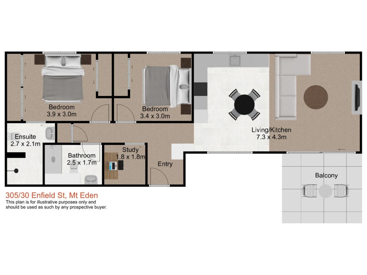 Auckland Grammar school zone, 96m2 top floor 2 beds + 1 flexi room 2 baths 1 car park apartment, Located within the award-winning 2019 Botanica Apartments, 305/30 Enfield Street, Mount Eden, Auckland