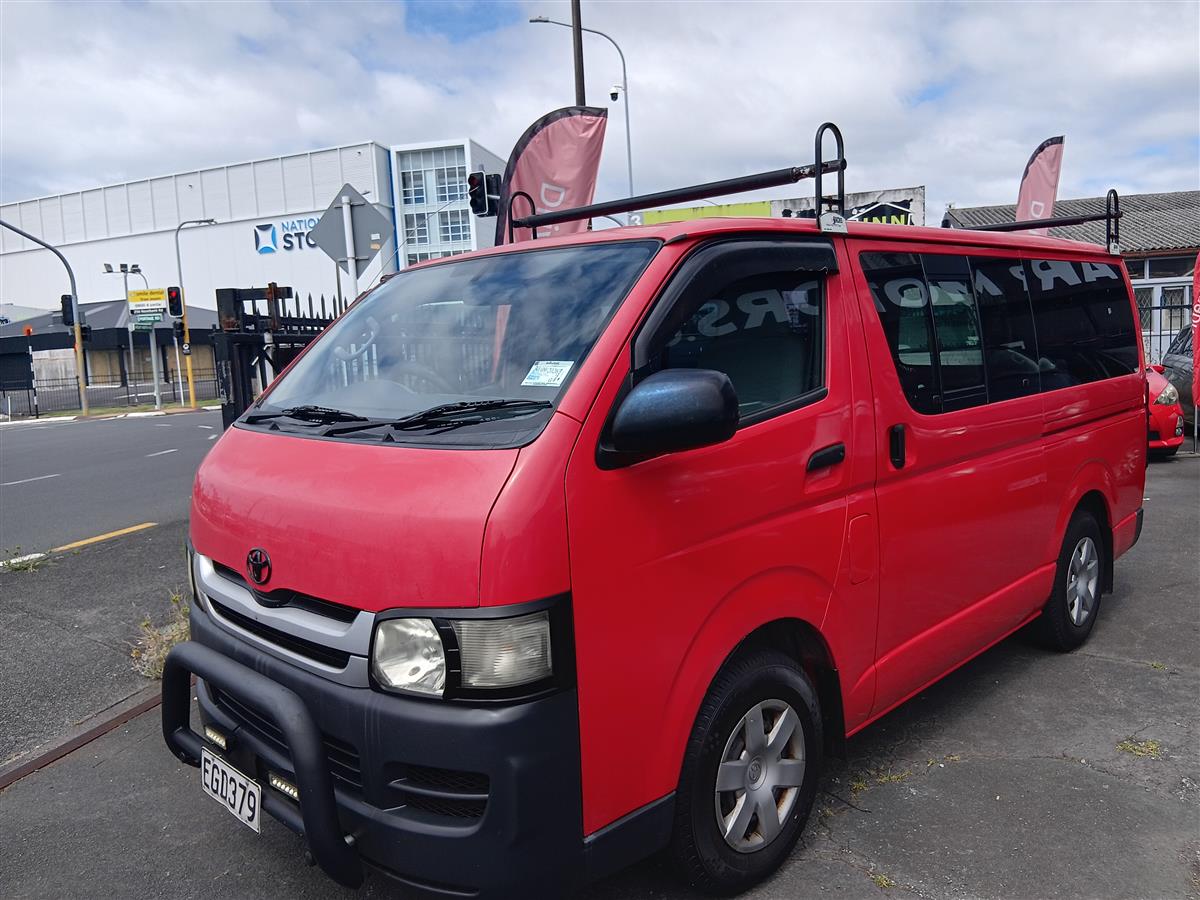 2007 Toyota Hiace 2.7P ZL VAN 5M 3 SEAT Van Manual, NZ new, 3 seats, Petrol, 2,694 cc, 325,702 km