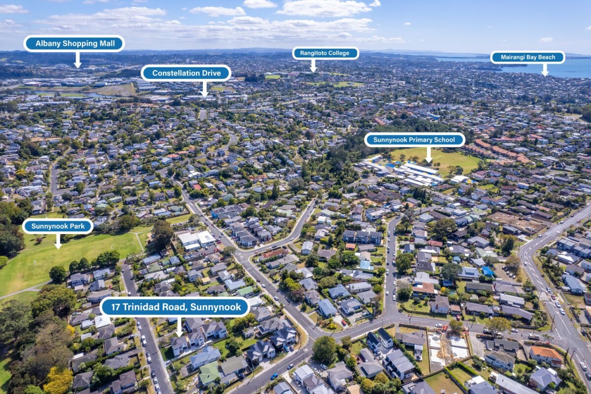 Double Westlake school zone, 147m2 Standalone Brandnew 4 beds 2.5 baths home with garage, enhanced by 2.7m high ceilings, Lot 1/17 Trinidad Road, Sunnynook, Auckland