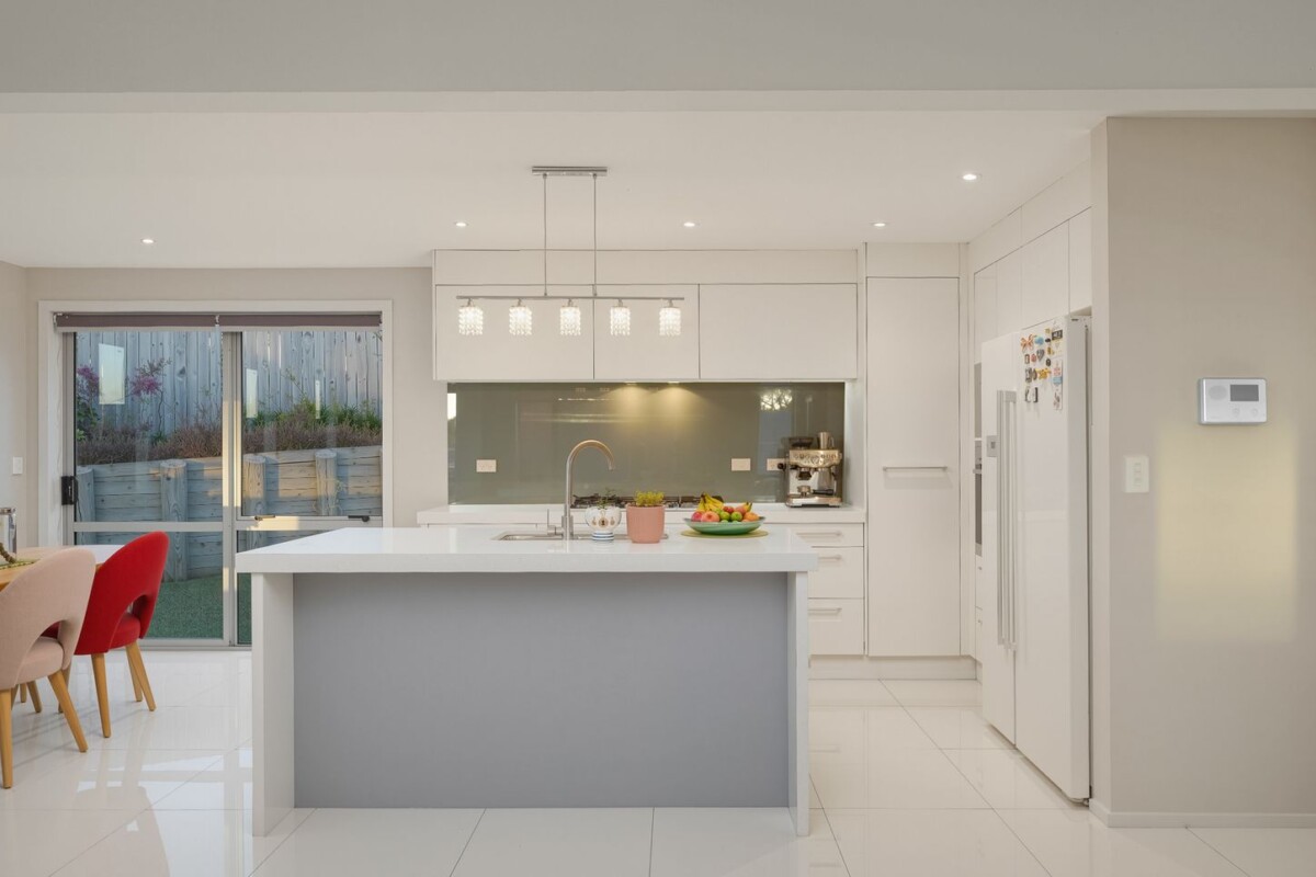 166m2 Brick and tile 3 beds + large office room 2 baths house with double garage on 475m2 section, close to amenities at Lincoln Road, Westgate and NorthWest shopping centres and motorway access, 79 Tiriwa Drive, Massey, Auckland