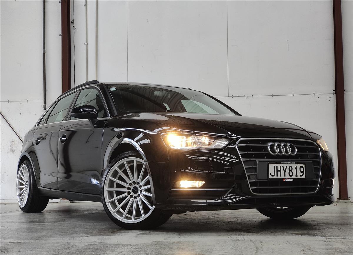 2015 Audi A3 SPORTBACK 1.4 TFSI/NZ NEW/18INCH WHEELS Hatchback Automatic, 5 seats, Black, Petrol, 1,400 cc, 91,368 km