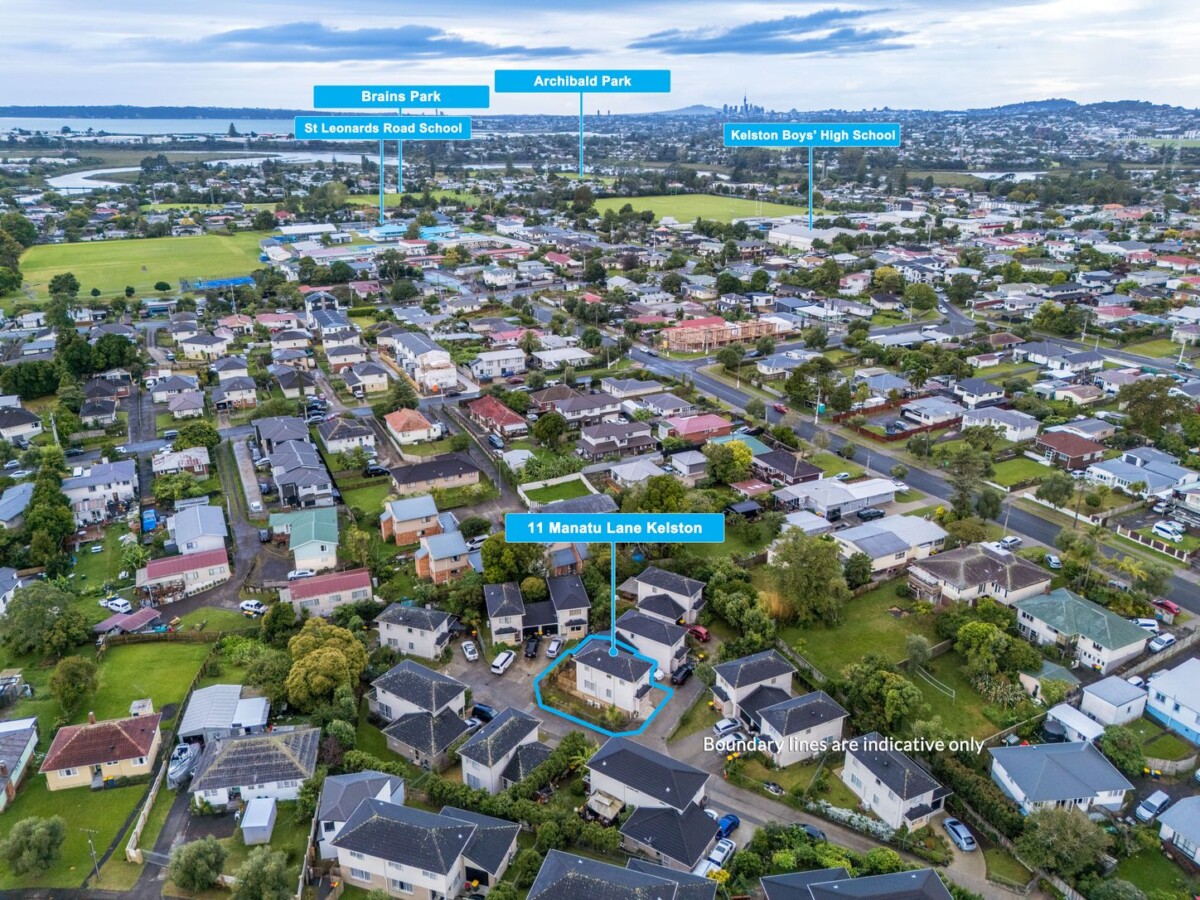 102m2 2 beds 1 bath home with garage on 240m2 section, close to schools, parks, local shops, and public transport, 11 Manatu Lane, Kelston, , Auckland