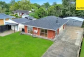 Brick and tile 3 beds 2 baths house with sleepout and standalone double garage on 683m2 section, Close to local schools, shops, parks, and transport links, 3 Galilee Avenue, Papakura, Auckland