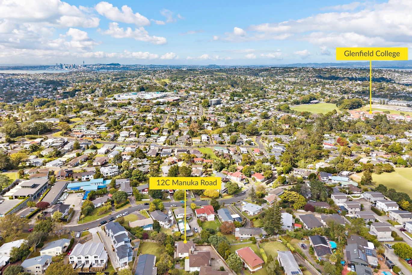 Vendor cashing out, Standalone 6 beds 5 baths house with 6 car parks on 400m2 section, a detached sleepout with its own bathroom, 2 ground floor ensuites with self-contained access, close to schools, Glenfield Mall, Wairau Park and motorway access, Detached Sleepout12C Manuka Road, Glenfield, Auckland