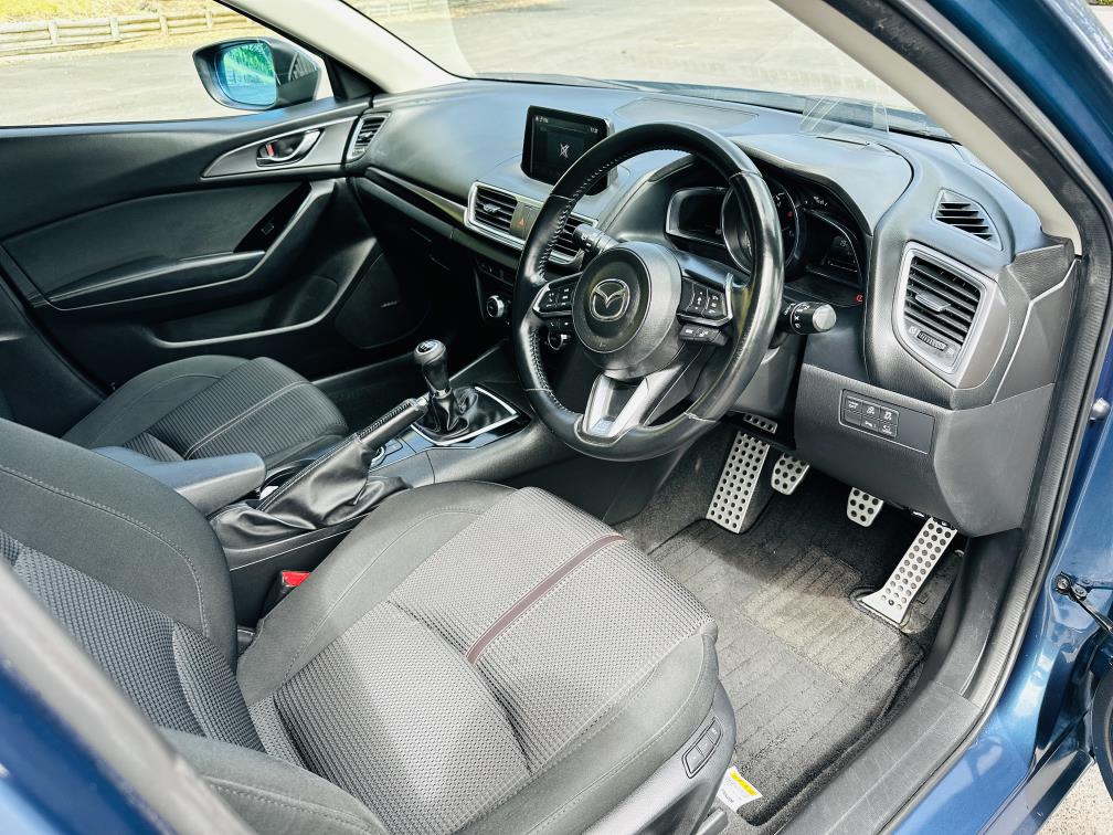 2018 Mazda Axela 15S SPORTS !! TOP SPEC !! FULLY LOADED !! Hatchback Manual, Blue, 5 seats, Petrol, New Import, 1,500 cc, 88,428 km