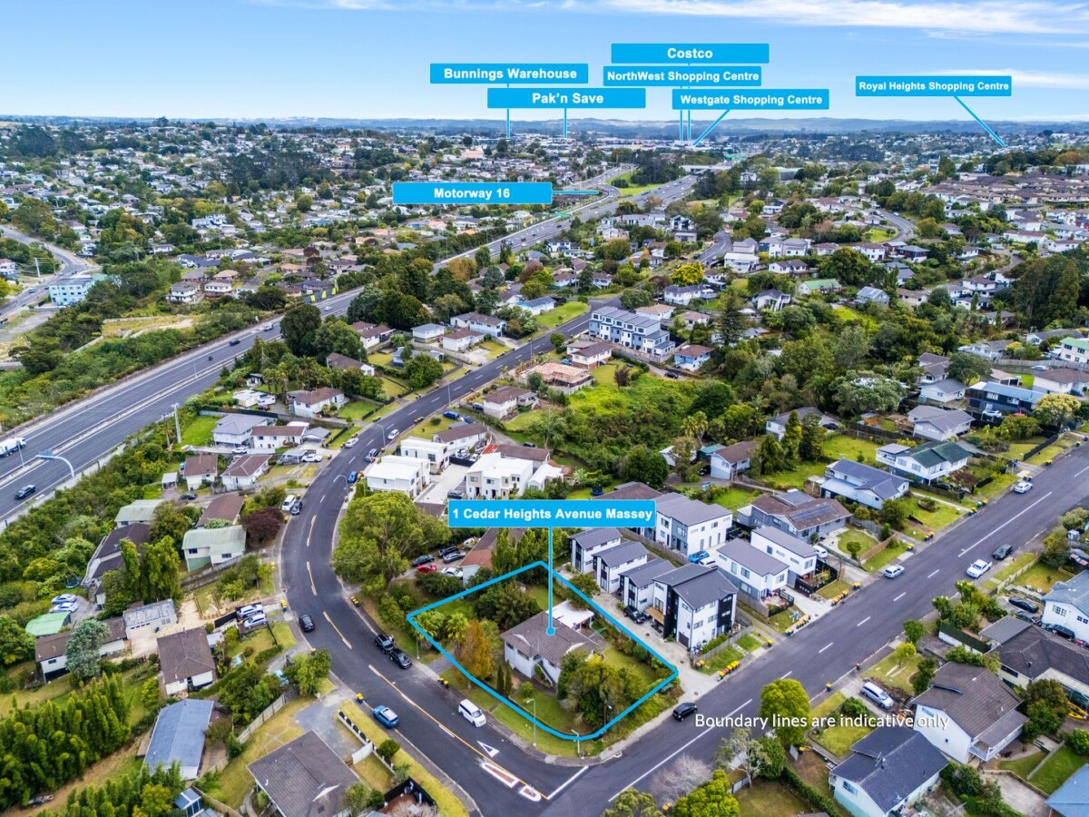 3 beds house with garage on 791m2 section, with RC for 5 lots subdivision, close to schools, parks, Pak’nSave Lincoln Road and the retail hub at Lincoln North Centre. motoway access, 1 Cedar Heights Avenue, Massey, Auckland