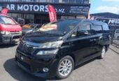 2012 Toyota Vellfire Station Wagon Automatic, 8 seats, Black, Petrol, 2,362 cc, 168,443 km