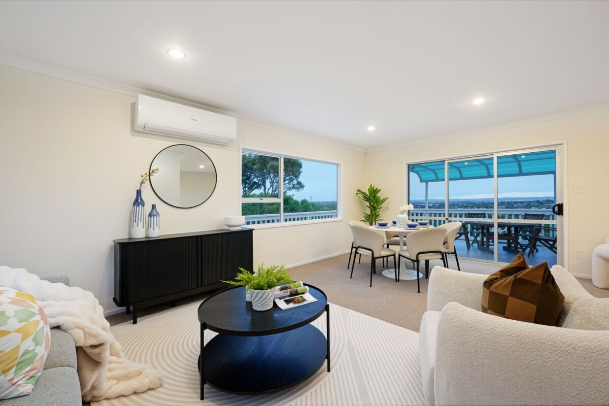 Once in 11 years, 222m2 4 beds 2 baths house with double garage on 1047m2 section, a ground floor versatile multi-function room that can easily serve as a fifth bedroom, just a short drive to Lincoln Road shops, motorway access, 281 Sturges Road, Henderson, Auckland