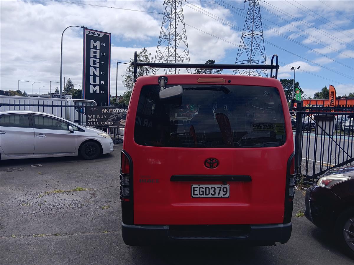 2007 Toyota Hiace 2.7P ZL VAN 5M 3 SEAT Van Manual, NZ new, 3 seats, Petrol, 2,694 cc, 325,702 km