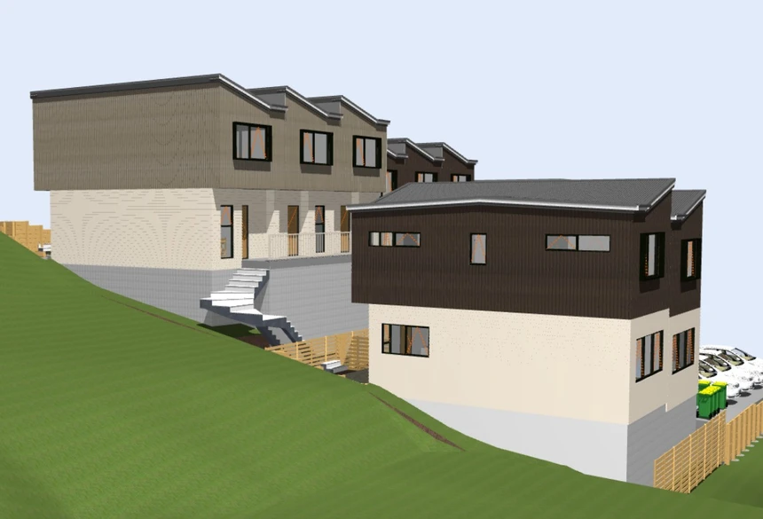 867m2 section, with RC, BC, EPA for 8 new homes, each with car park, Walking distance to the Coast Plaza and local supermarkets, close to schools, beach, 619 Whangaparaoa Road, Stanmore Bay, Auckland