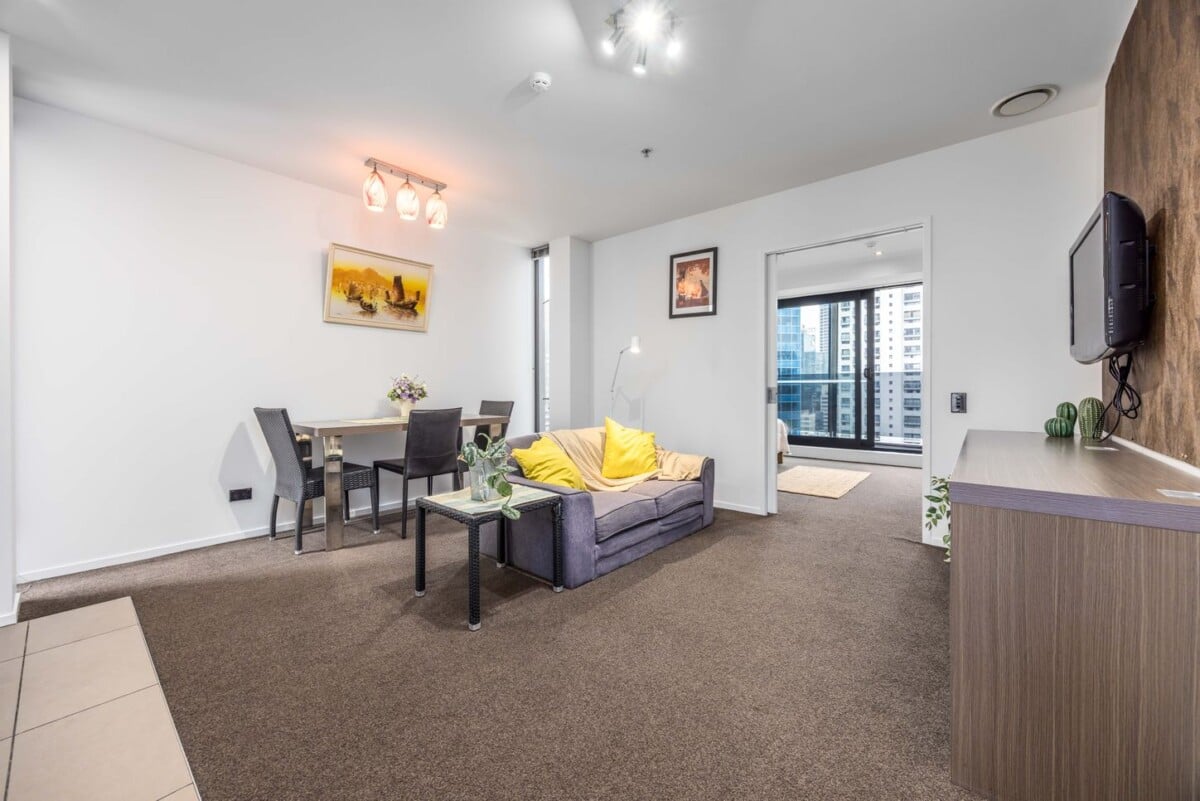 2 beds 1 bath apartment, Just a short walk to universities, cafes, restaurants, and public transport, everything you need is right at your doorstep, 1508/19 Anzac Avenue, Auckland Central, Auckland