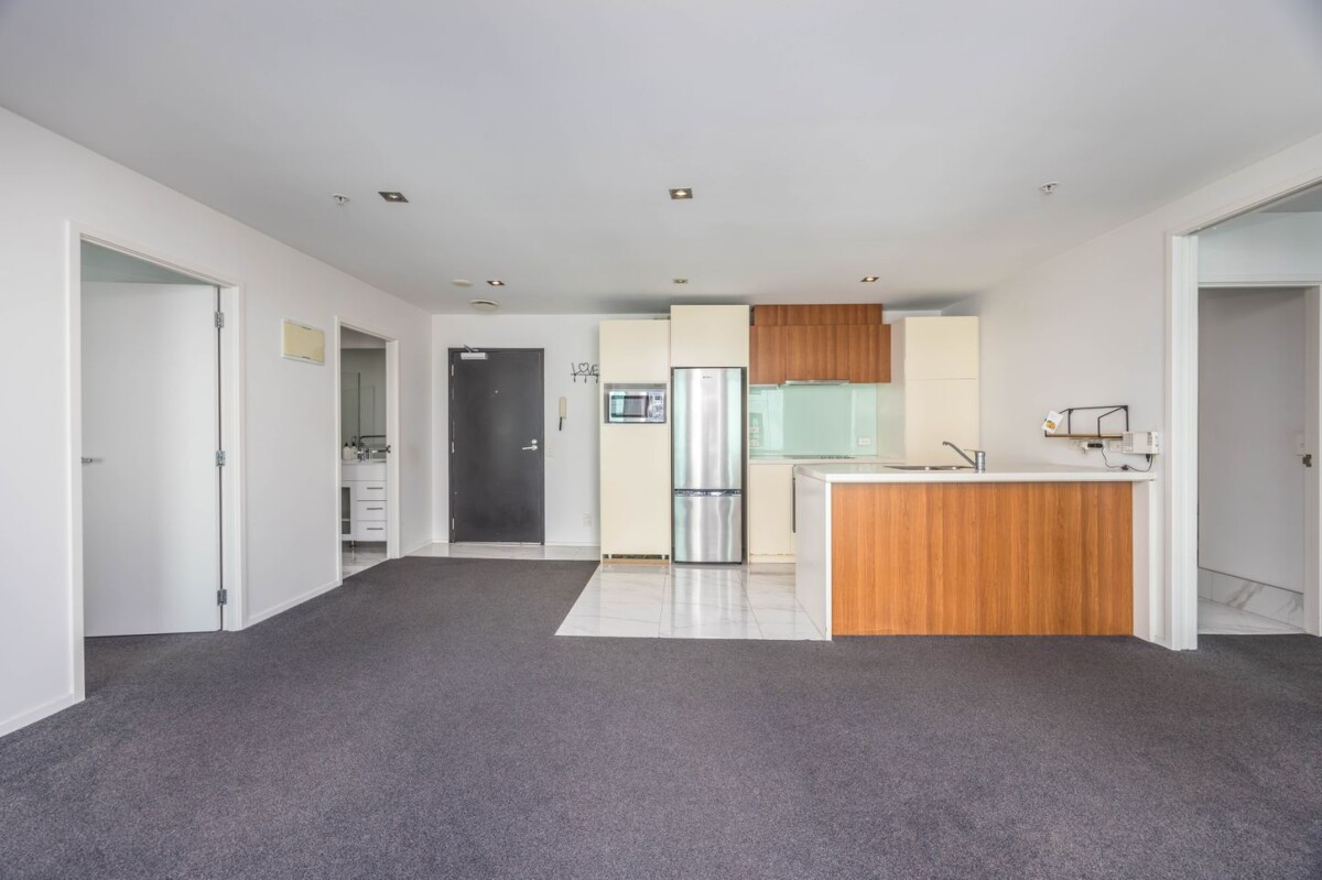 61m2 2 beds 2 baths 1 car park apartment, opposite Woolworths and just a short walk to Spark Arena, cafes, restaurants, and shops, 423/8 Dockside Lane, Auckland Central, Auckland