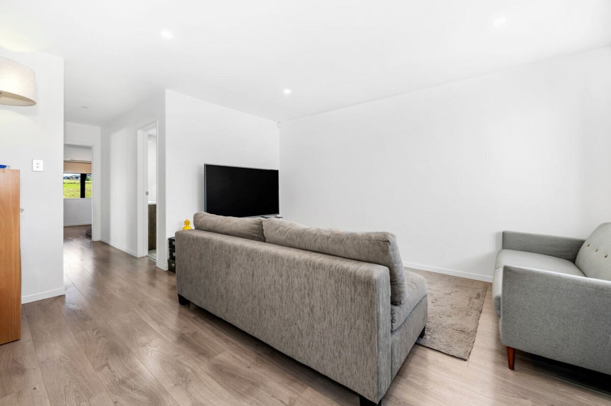 Positioned directly opposite the reserve, 196m2 standalone 4 beds 2.5 baths house with double garage on 259m2 section, close to schools, Ormiston town centre, 9 Eros Road, Flat Bush, Auckland