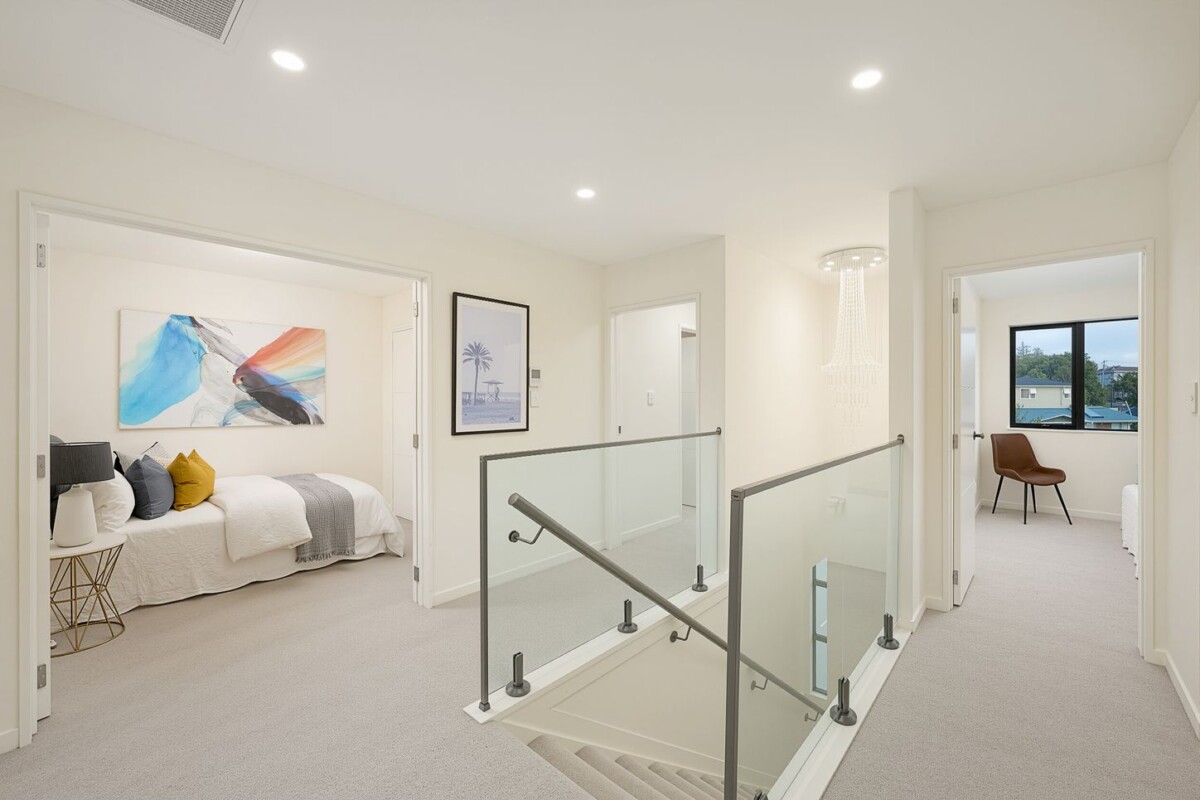 Brandnew brick 4 beds + study space 3.5 baths home with garage, 2 ensuites, 1 ensuite ground floor, asy walking access to local schools, public transport, WestCity Mall, The Boundary, West Wave Pool and Leisure Centre, and a range of shops, cafes and amenities, 28C Kereru Street, Henderson, Auckland