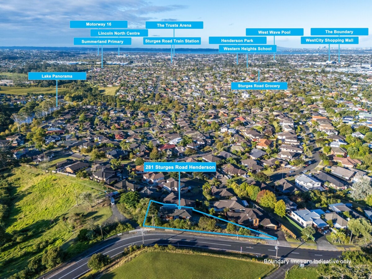 Once in 11 years, 222m2 4 beds 2 baths house with double garage on 1047m2 section, a ground floor versatile multi-function room that can easily serve as a fifth bedroom, just a short drive to Lincoln Road shops, motorway access, 281 Sturges Road, Henderson, Auckland