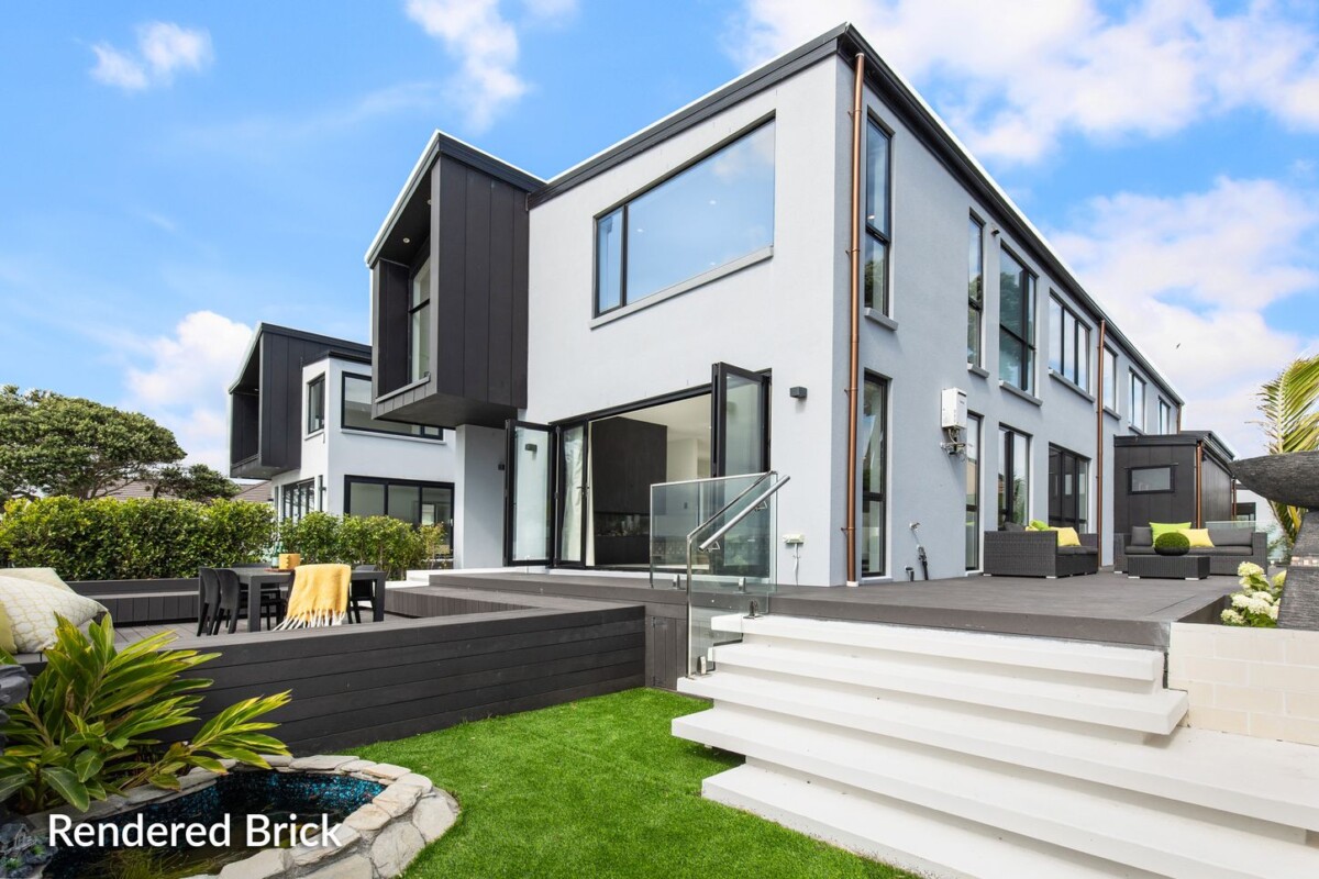 Macleans College zone, 299m2 Standalone 4 beds + study 3 baths home with double garage on 395m2 section, with panoramic sea views and direct beach access, close to schools, golf club, shops, zoned for Bucklands Beach Primary School, Bucklands Beach Intermediate, and Macleans College, 18A The Esplanade, Eastern Beach, Auckland