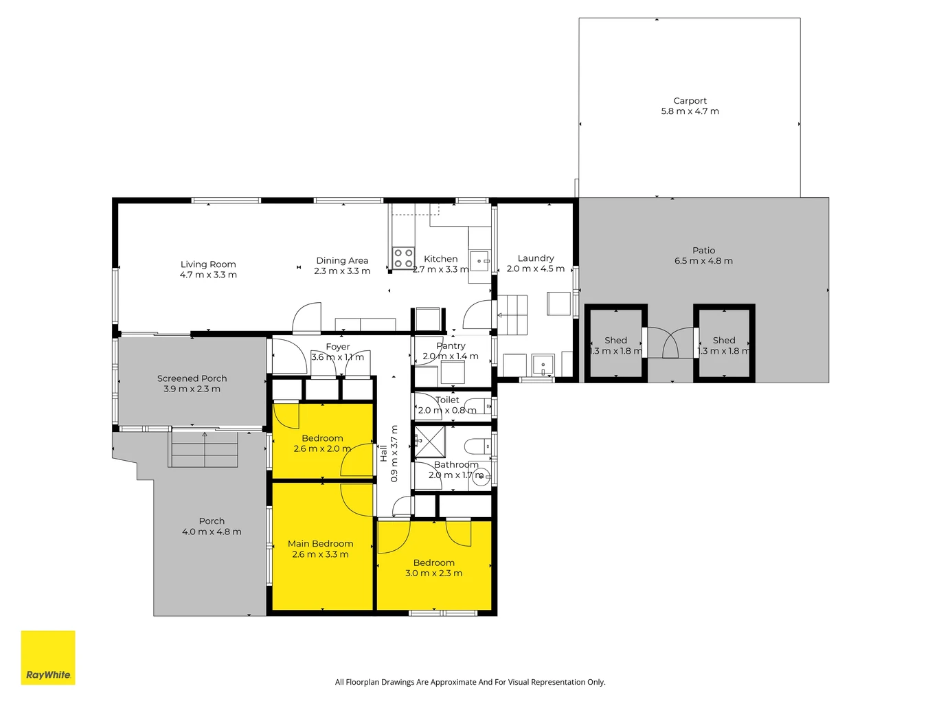 3 beds house with double carport on 606m2 section, right beside Blackgate Reserve, just minutes to Clendon Town Centre and an easy walk to Waimahia Intermediate School, 9 Blackgate Place, Weymouth, Auckland