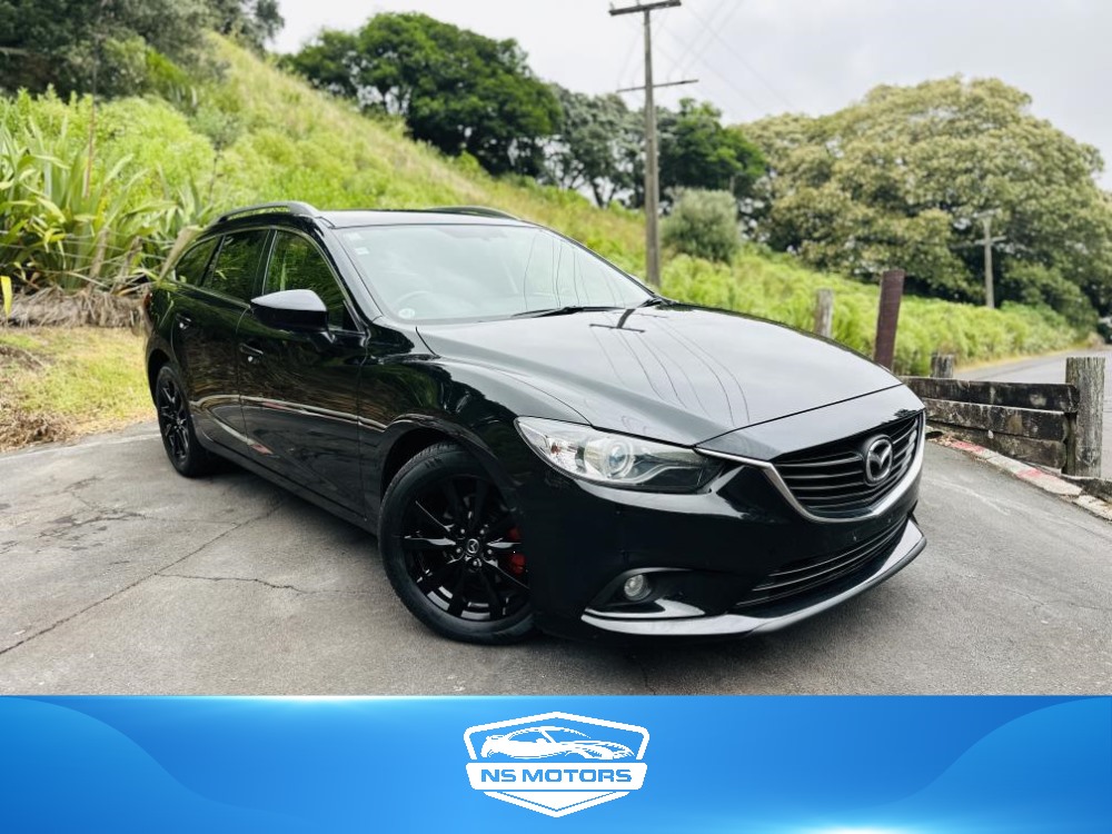 2013 Mazda Atenza SPORTS !! HIGH SPEC !! Station Wagon Tiptronic, Black, 5 seats, New Import, Petrol, 2,000 cc, 91,846 km