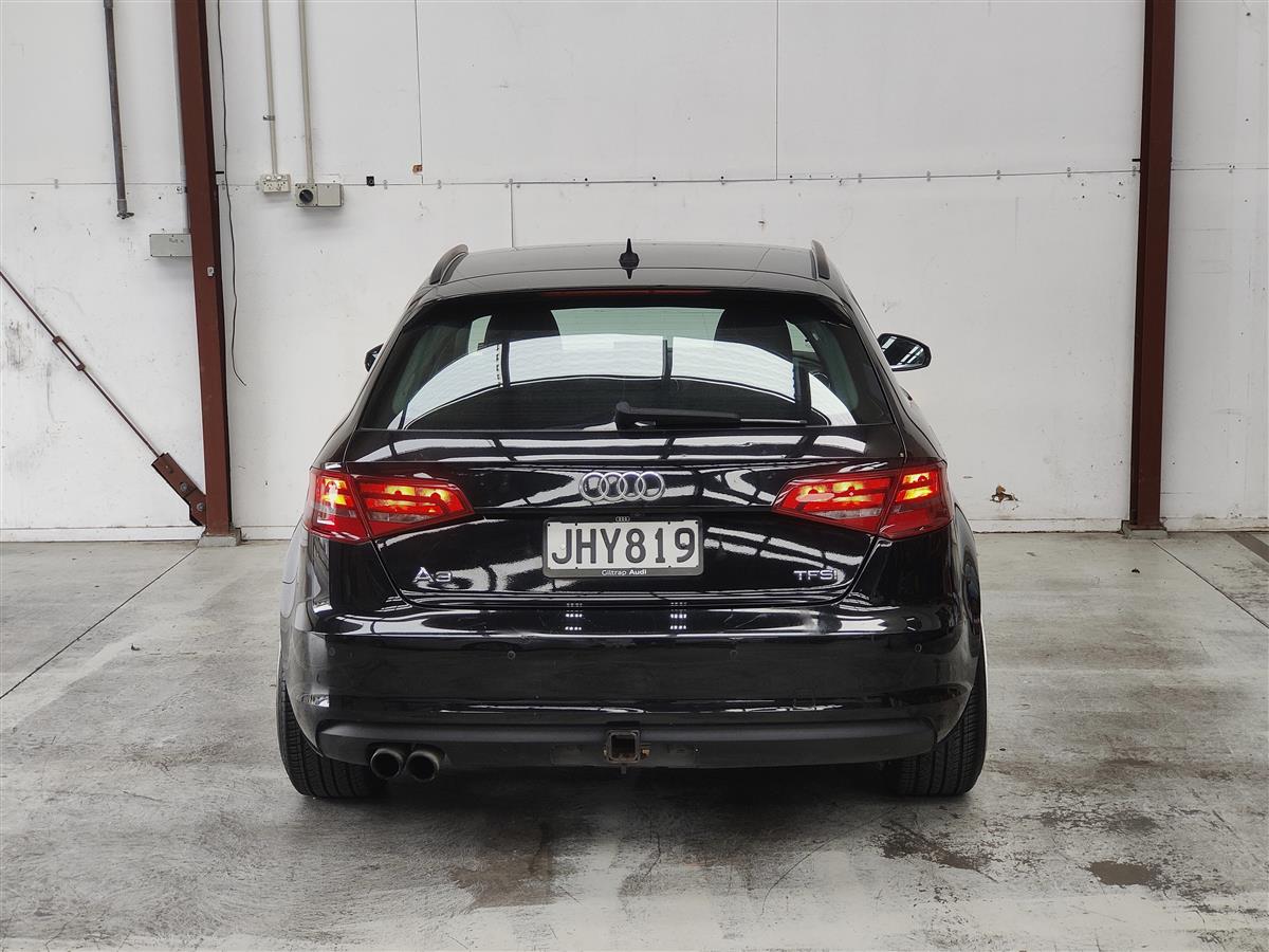 2015 Audi A3 SPORTBACK 1.4 TFSI/NZ NEW/18INCH WHEELS Hatchback Automatic, 5 seats, Black, Petrol, 1,400 cc, 91,368 km