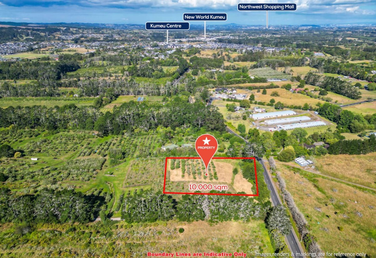 Urgent sale, Vendor want to sell it ASAP, This 10,000 sqm lifestyle land in Kumeu’s high-growth Future Urban Zone, just 3 km from Kumeu town centre, 162 Trigg Road, Huapai, Auckland