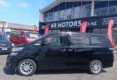 2012 Toyota Vellfire Station Wagon Automatic, 8 seats, Black, Petrol, 2,362 cc, 168,443 km