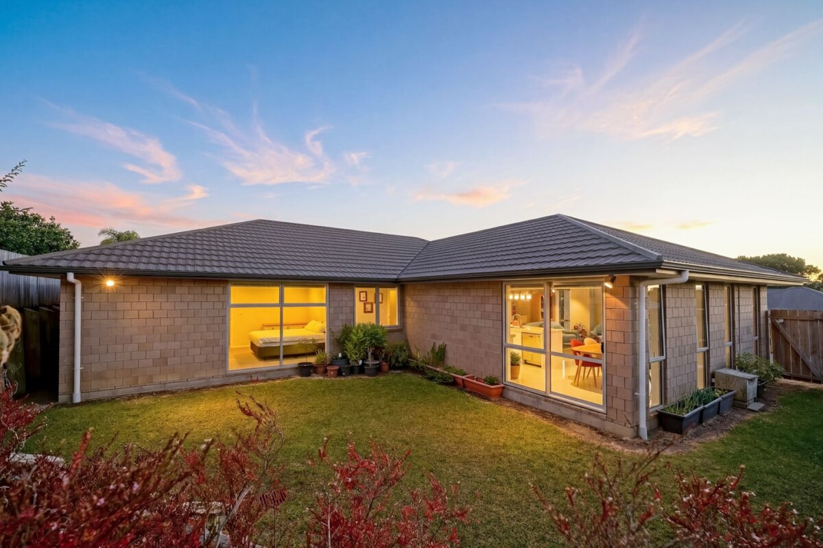 166m2 Brick and tile 3 beds + large office room 2 baths house with double garage on 475m2 section, close to amenities at Lincoln Road, Westgate and NorthWest shopping centres and motorway access, 79 Tiriwa Drive, Massey, Auckland
