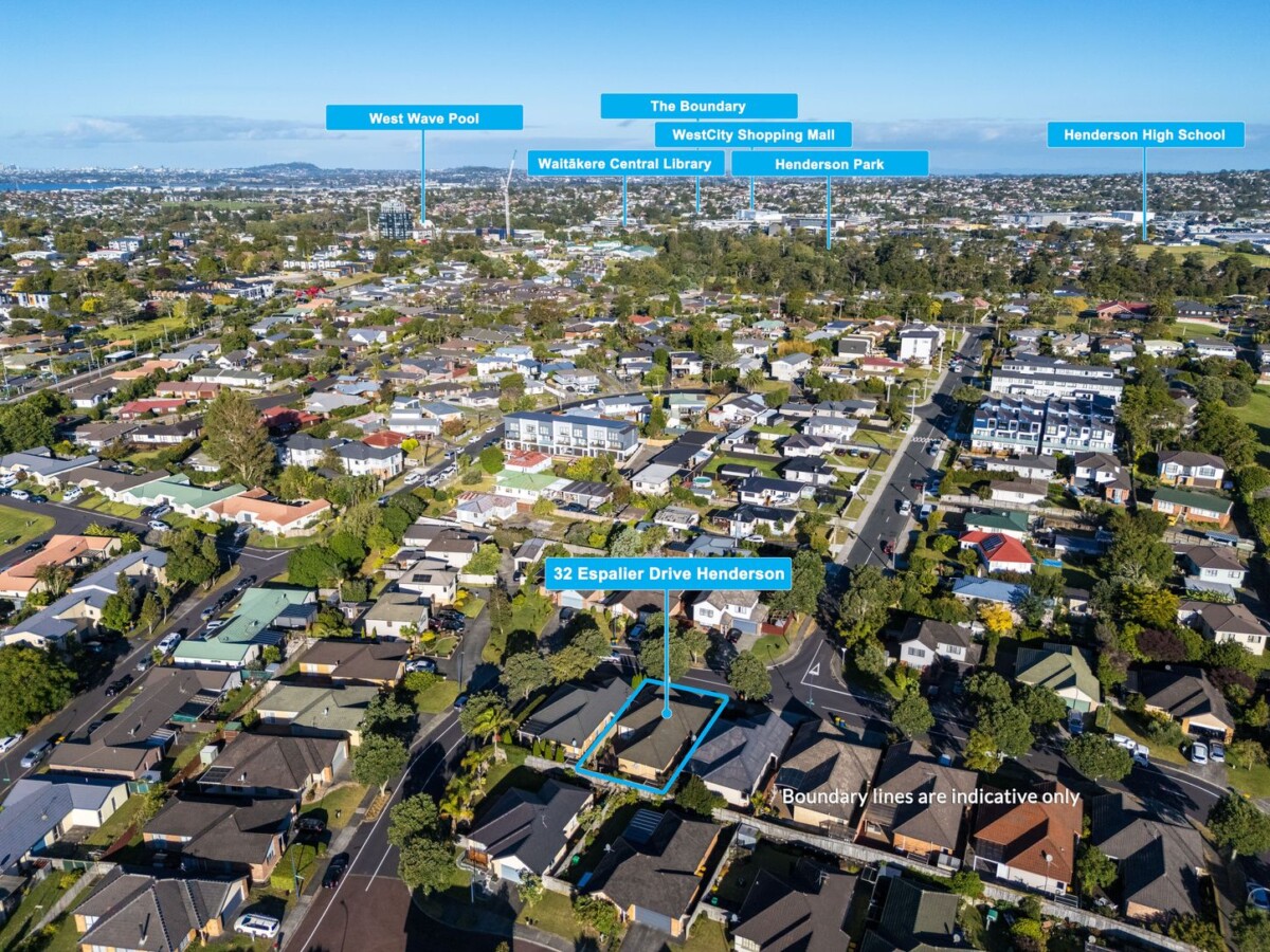 Qverseas owner, 142m2 Brick and tile 3 beds 2 baths house with double garage on 281m2 section, close to WestCity Mall Henderson, schools, the popular shopping and dining options along Lincoln Road, including Pak’nSave and Mitre 10 MEGA, motorway access, 32 Espalier Drive, Henderson, Auckland