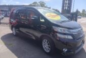 2012 Toyota Vellfire Station Wagon Automatic, 8 seats, Black, Petrol, 2,362 cc, 168,443 km
