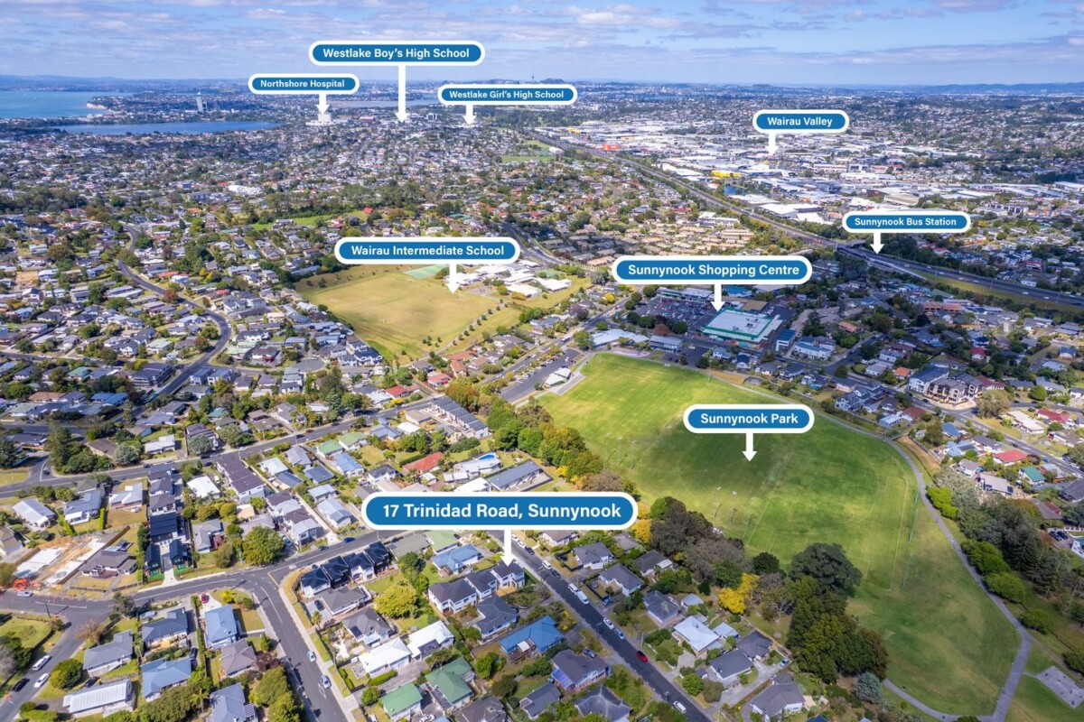 Double Westlake school zone, 147m2 Standalone Brandnew 4 beds 2.5 baths home with garage, enhanced by 2.7m high ceilings, Lot 1/17 Trinidad Road, Sunnynook, Auckland