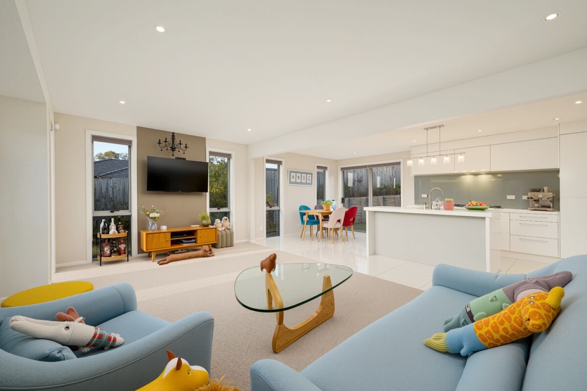 166m2 Brick and tile 3 beds + large office room 2 baths house with double garage on 475m2 section, close to amenities at Lincoln Road, Westgate and NorthWest shopping centres and motorway access, 79 Tiriwa Drive, Massey, Auckland
