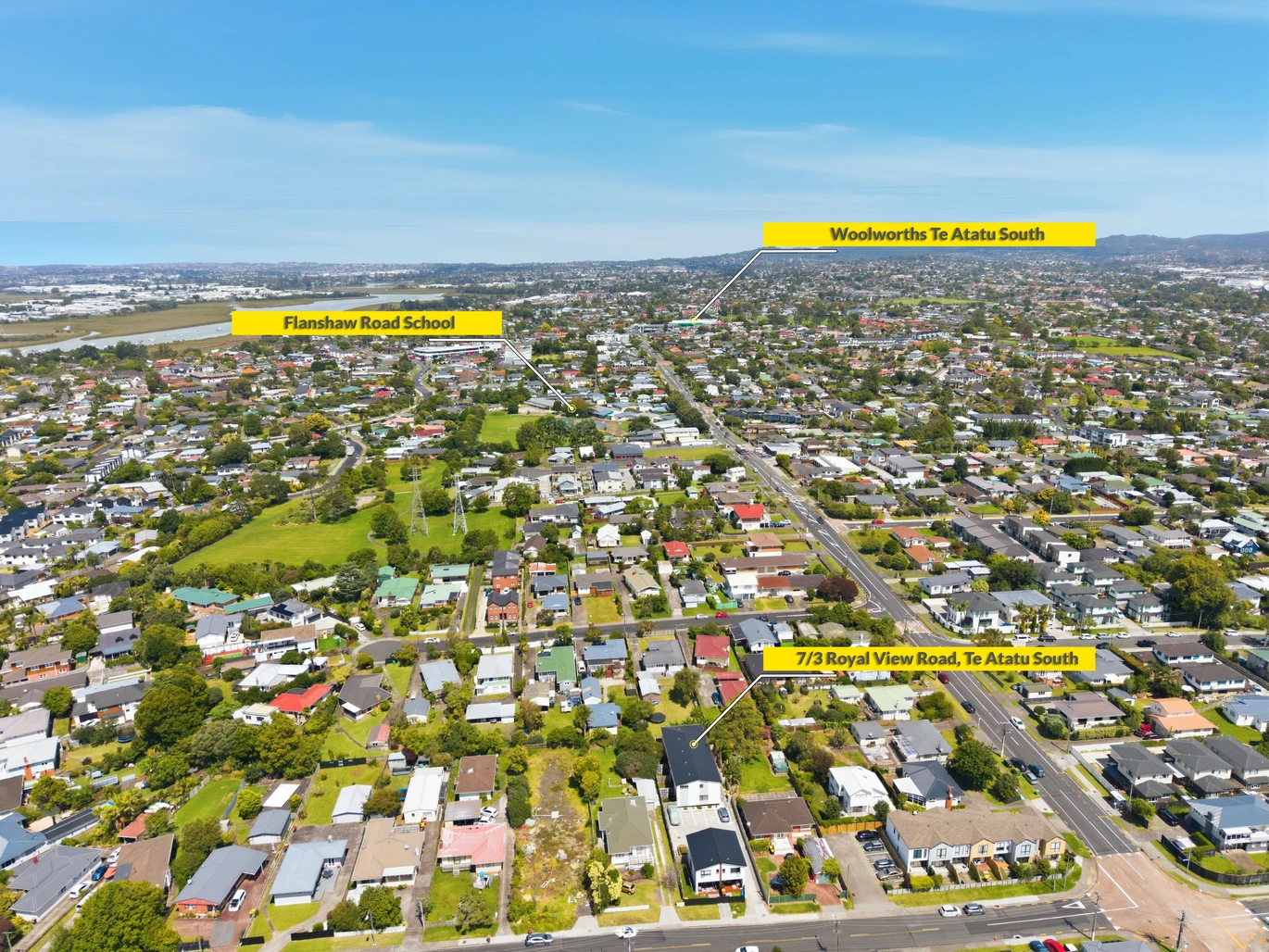111m2 2 beds 2.5 baths home with car park, close to schools, local cafes, and the coastal walkways, motorway access, 7/3 Royal View Road, Te Atatu South, Auckland