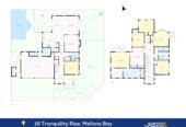 Macleans College zone, 5 beds 3 baths house with triple garage on 600m2 section, a heated pool, spa, and covered terrace with a full outdoor kitchen, close to local beaches, reserves, and Howick Village, 0.4 km to Mellons Bay School, 16 Tranquility Rise, Mellons Bay, Auckland