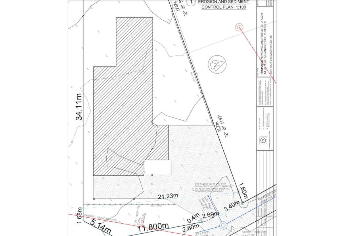 Must Sell: 645m2 section, with RC, BC EPA, 6+3 Building Terms Available, Minutes to Pukekohe township, 0.4 km to Pukekohe North School, 1.2 km to Pukekohe Intermediate, 1.6 km to Pukekohe High School,  Lot 1, 36 Holland Street, Pukekohe, Auckland