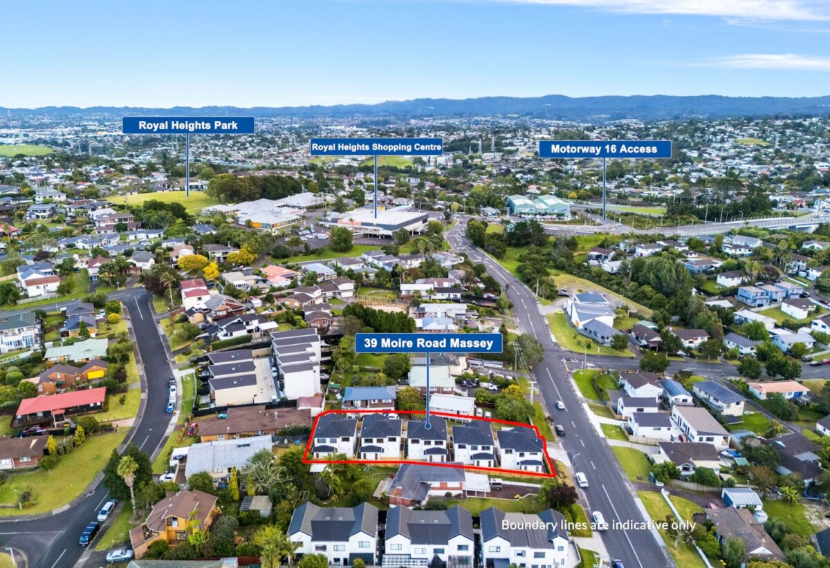 Brandnew standalone 4 beds 2.5 bath home with garage, close to schools, shopping centres, motorway access, 1 km to Colwill School Massey, 1.4 km to St Paul’s School (Massey), 2.3 km to Massey High School, 39B Moire Road, Massey, Auckland