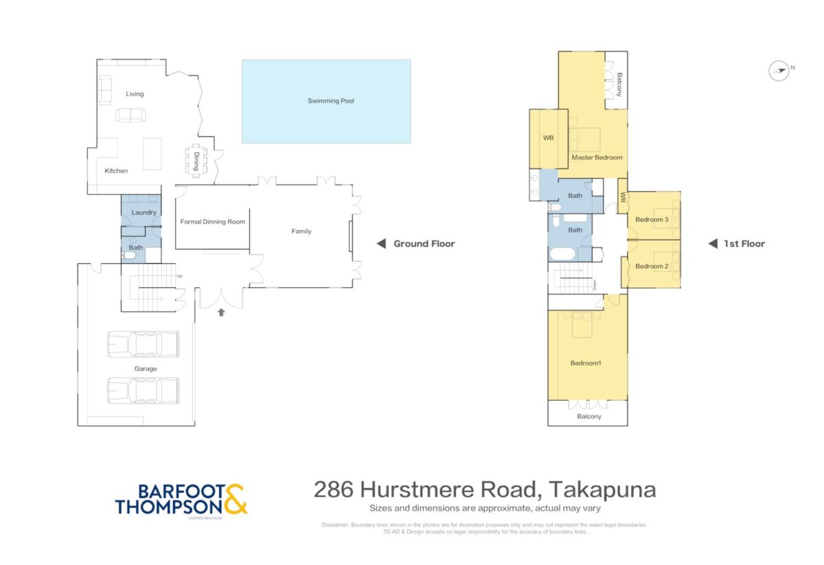 410m2 Luxury 4 beds 3 baths house on 1892m2 land across two separate titles, enjoy tennis, swimming, putting practice, or simply unwinding in complete seclusion, close to beach, school, shops, 1.1 km to Takapuna School, 286 Hurstmere Road, Takapuna, Auckland