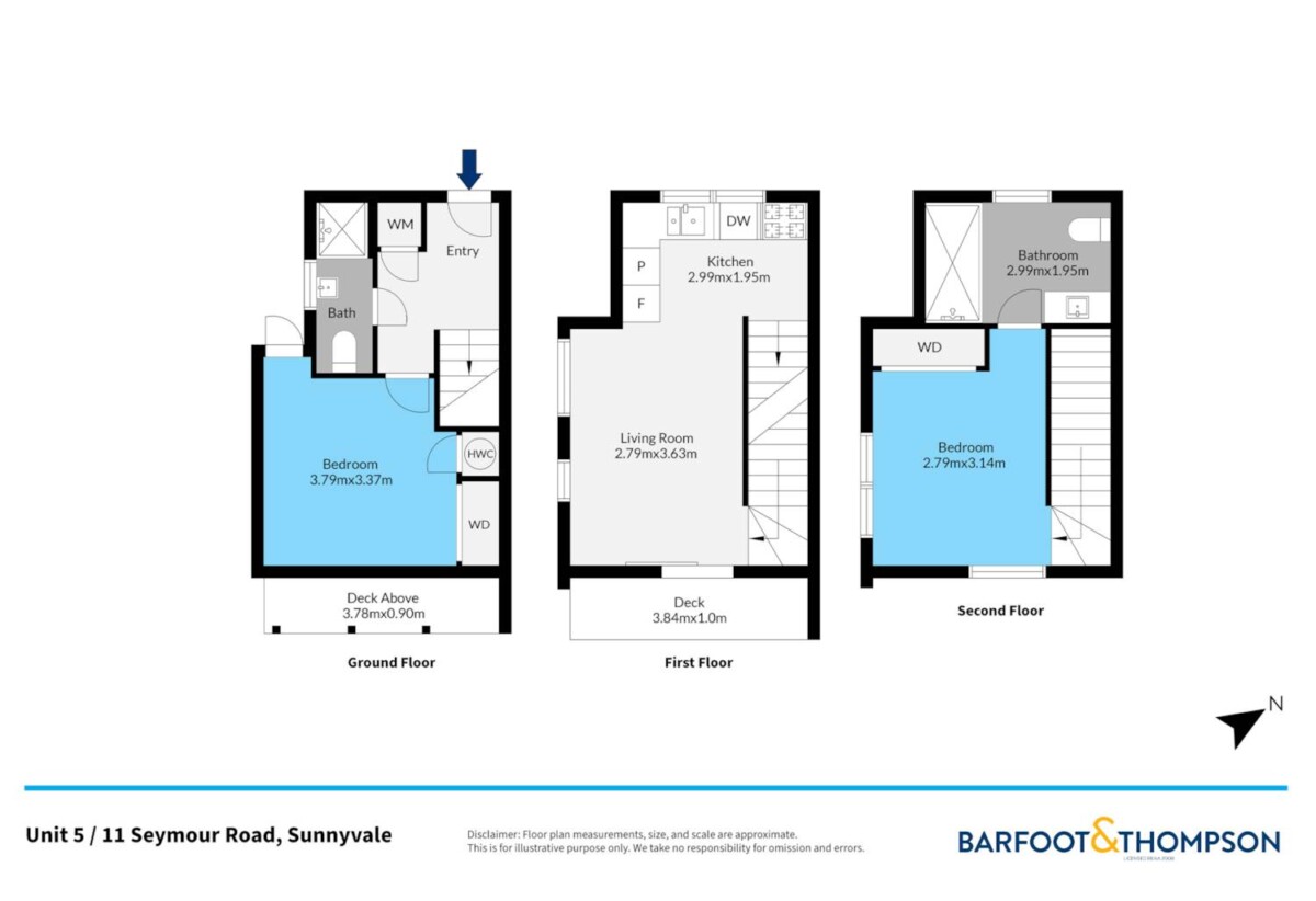 URGENT SALE – Must Be Sold, move-in ready, Brandnew 3 beds 2 bath house with garage, close to schools, Sunnyvale Train Station, public transport and easy motorway access, 0.5 km to Sunnyvale School, 3/11 Seymour Road, Sunnyvale, Auckland
