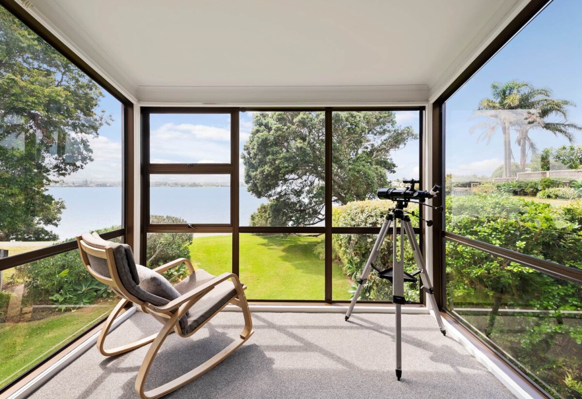 Prime Waterfront 4 beds 3 baths Sanctuary on 1800m² Land with private swimming pool, enjoys uninterrupted sea views and direct access to the renowned Rotary Walkway reserve, close to and zoned for Sunnyhills School, Farm Cove Intermediate and Pakuranga College, 19 Sanctuary Point, Sunnyhills, Auckland