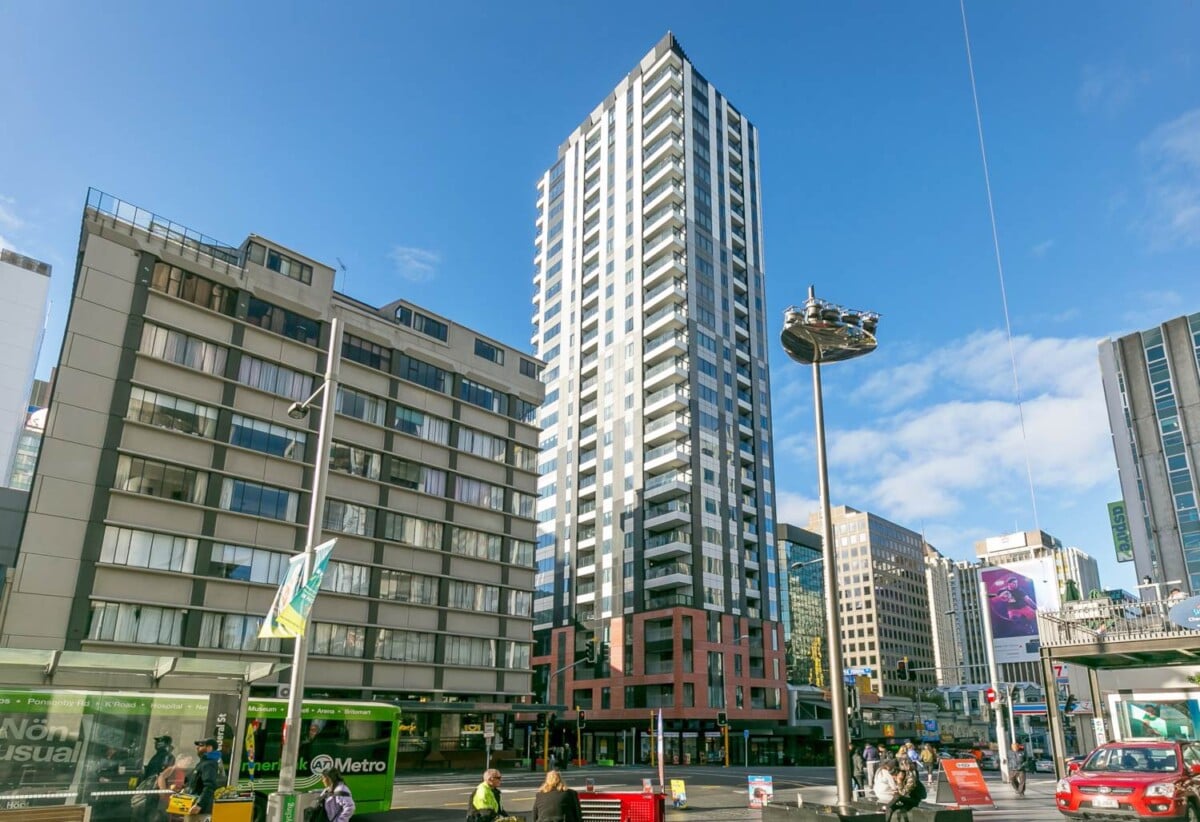 Auckland Girls’ Grammar School zone, 2 bed 1 bath apartment, Opposite SkyCity, 1402/75 Victoria Street West, City Centre, Auckland