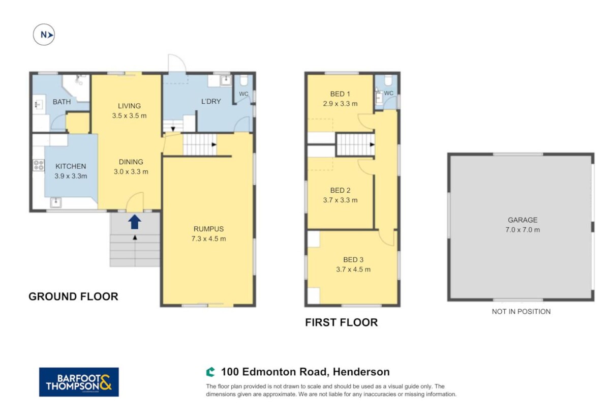 150m2 3 beds 1.5 baths house with standalone double garage on 809m2 section, Mixed Housing Urban Zone, close to schools shops, supermarkets, 1 km to Henderson School, Ignore the CV of $1,150,000 (as at 2024), present your offer!, 100 Edmonton Road, Henderson, Auckland