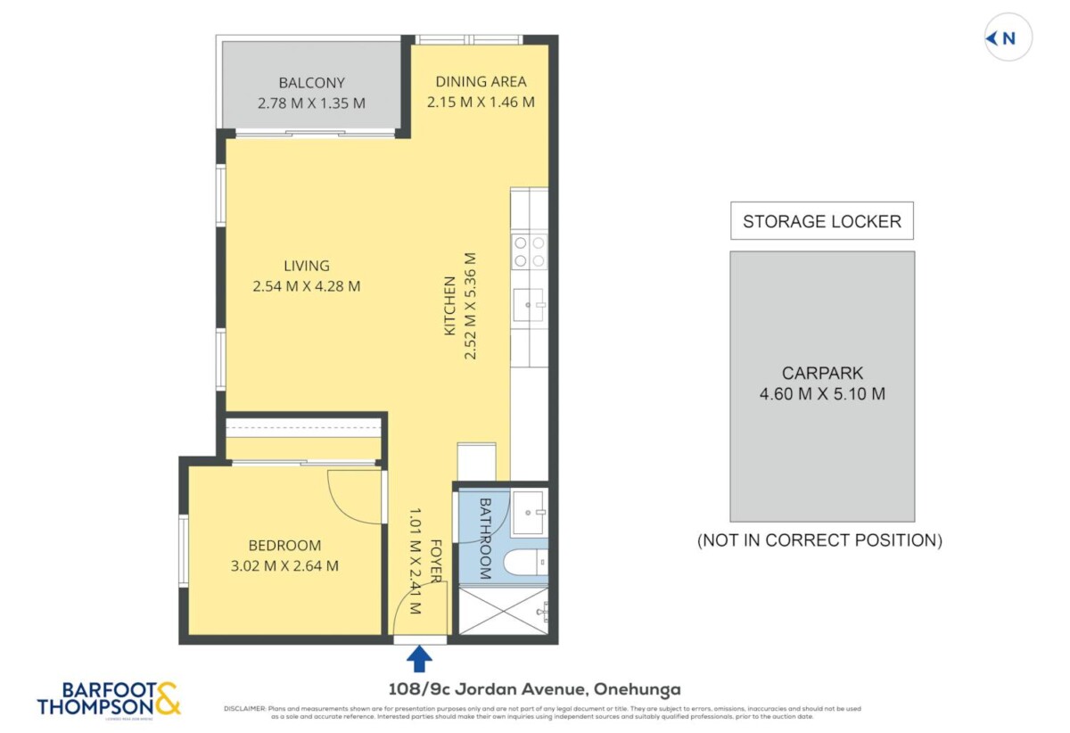1 bed 1 bath 1 car park apartment, close to schools, Onehunga Mall, Dress Smart, cafés, and supermarkets, 0.6km to Onehunga Primary School, 108/9C Jordan Avenue, Onehunga, Auckland