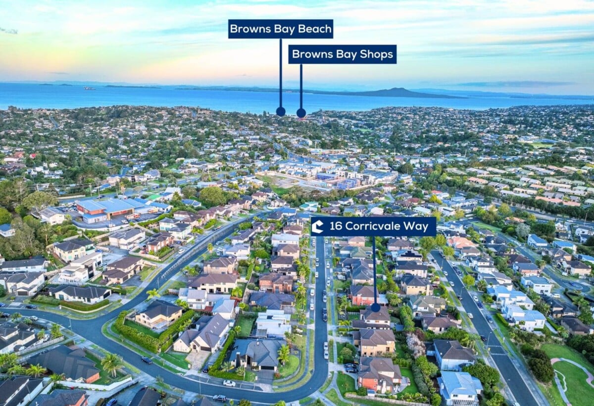 5 beds 3 baths house with double garage on 600m2 section, Minutes away from Browns Bay beach, vibrant local shops, cafes, and top-tier North Shore schools, 16 Corricvale Way, Albany, Auckland